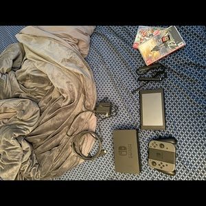 NINTENDO SWITCH JOY CONS - GRAY 2 GAMES